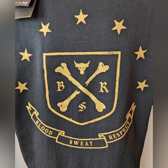 NWT UA Men's Project Rock Heavyweight Short Sleeve shirt - Picture 16 of 17